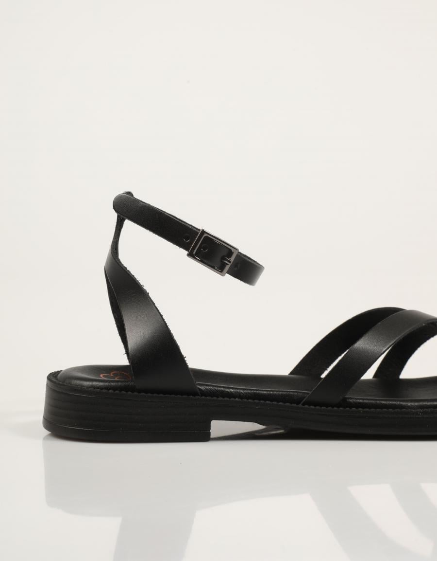 SANDALIAS PORRONET SANDALIA TIRAS NEGRO en color Negro