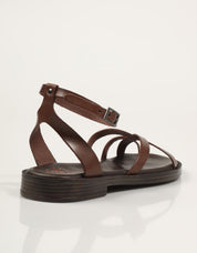 SANDALIAS PORRONET SANDALIA TIRAS MOKA en color Marron