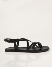 SANDALIAS PORRONET SANDALIA TIRAS NEGRO en color Negro