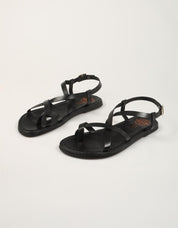 SANDALIAS PORRONET SANDALIA TIRAS NEGRO en color Negro