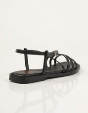 SANDALIAS PORRONET SANDALIA TIRAS NEGRO en color Negro