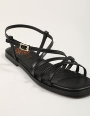 SANDALIAS PORRONET SANDALIA TIRAS NEGRO en color Negro