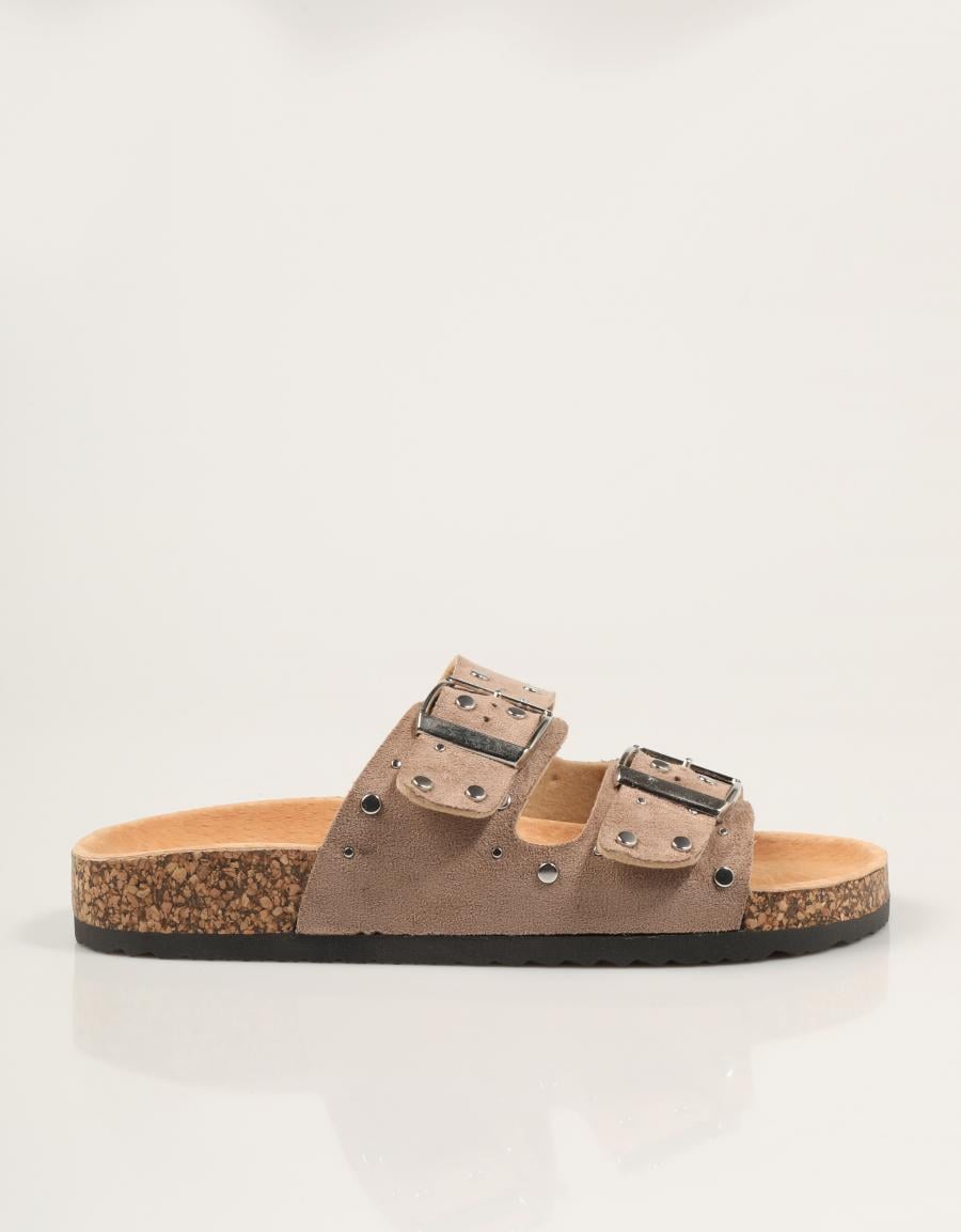 SANDALIAS STAY BIO REMACHES TAUPE en color Taupe