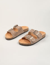 SANDALIAS STAY BIO REMACHES TAUPE en color Taupe
