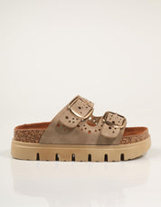 SANDALIAS STAY BIO LASER TAUPE en color Taupe