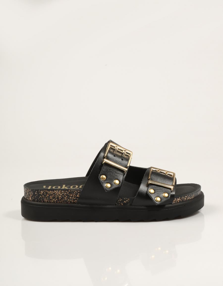 SANDALIAS YOKONO TUNEZ 262 ALASKA NEGRO en color Negro