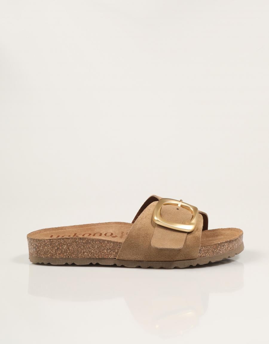SANDALIAS YOKONO JERBA 114 SERRAJE MUSHROOM en color Beige