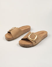 SANDALIAS YOKONO JERBA 114 SERRAJE MUSHROOM en color Beige
