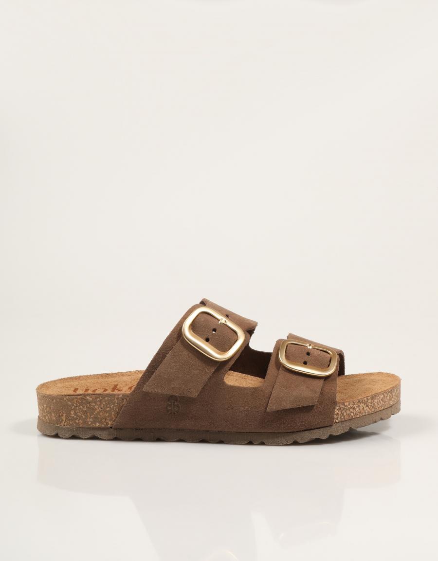 SANDALIAS YOKONO JERBA 700 SERRAJE LODO en color Marron