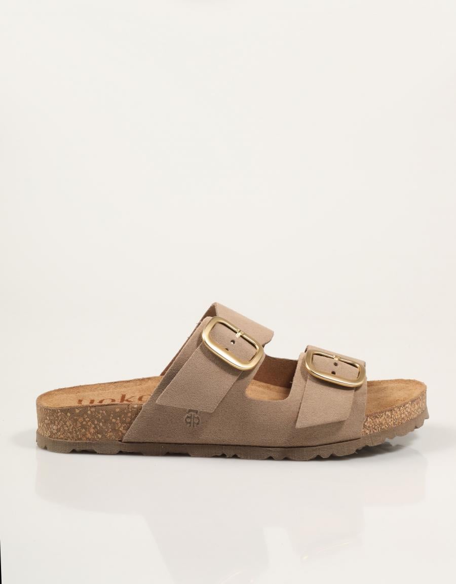SANDALIAS YOKONO JERBA 700 SERRAJE PIEDRA en color Beige