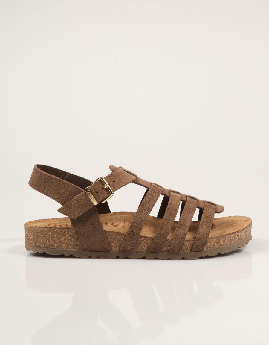 SANDALIAS YOKONO JERBA 260 SERRAJE LODO en color Marron