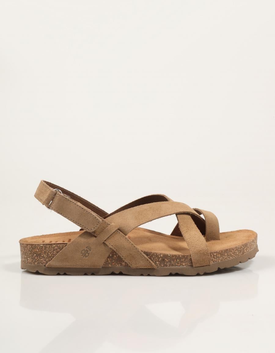 SANDALIAS YOKONO JERBA 718 SERRAJE MUSHROOM en color Beige