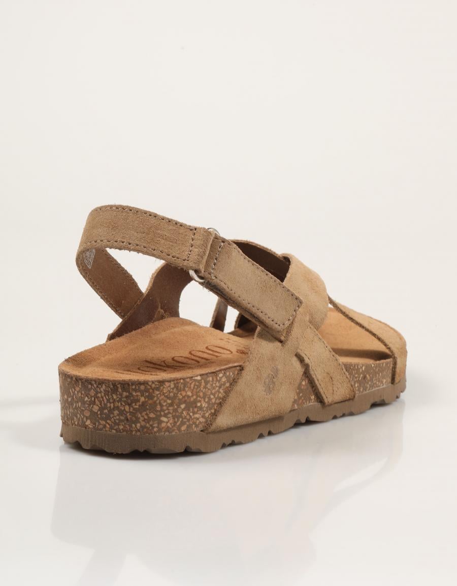 SANDALIAS YOKONO JERBA 718 SERRAJE MUSHROOM en color Beige