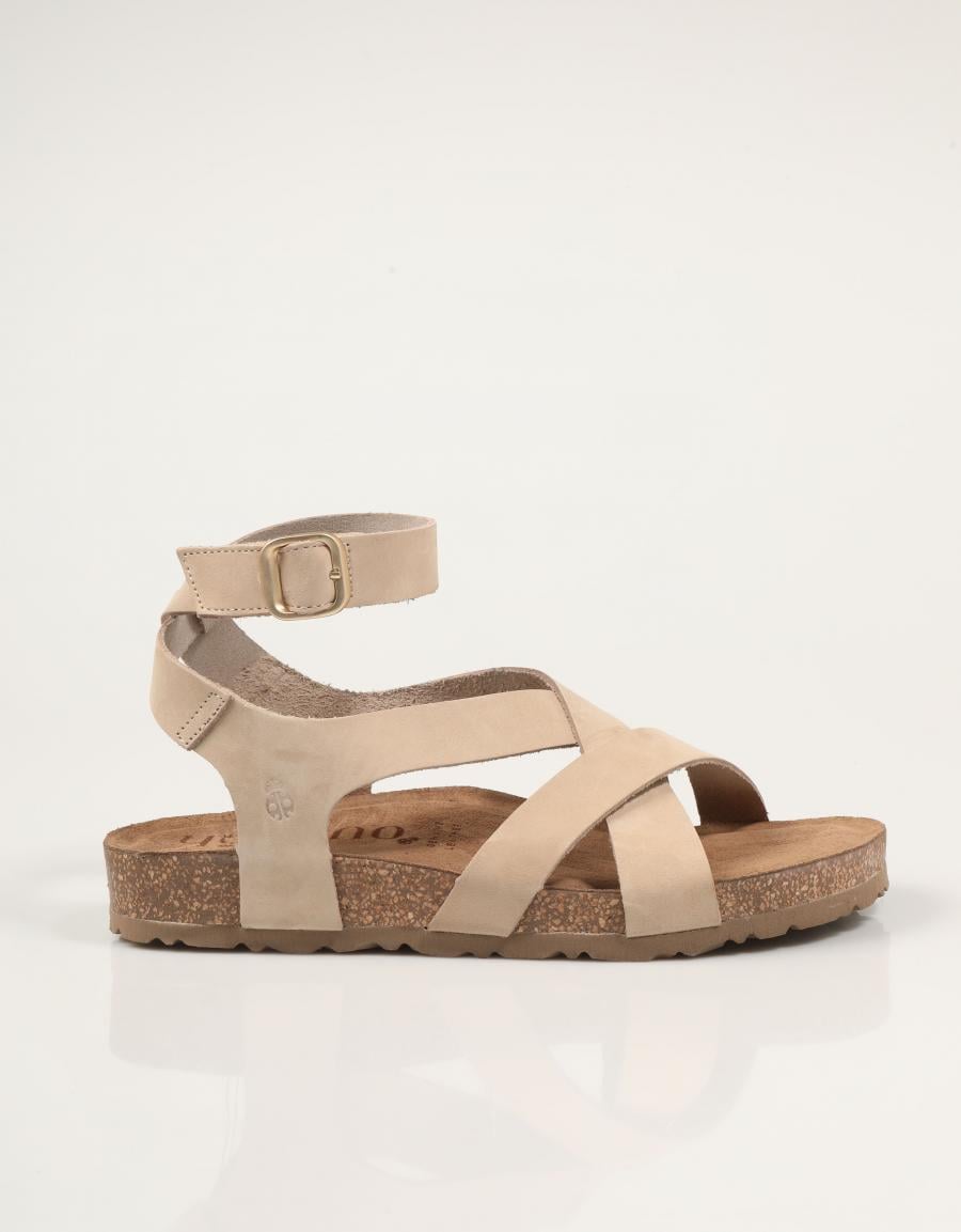 SANDALIAS YOKONO JERBA 261 NOBUCK SAND en color Beige