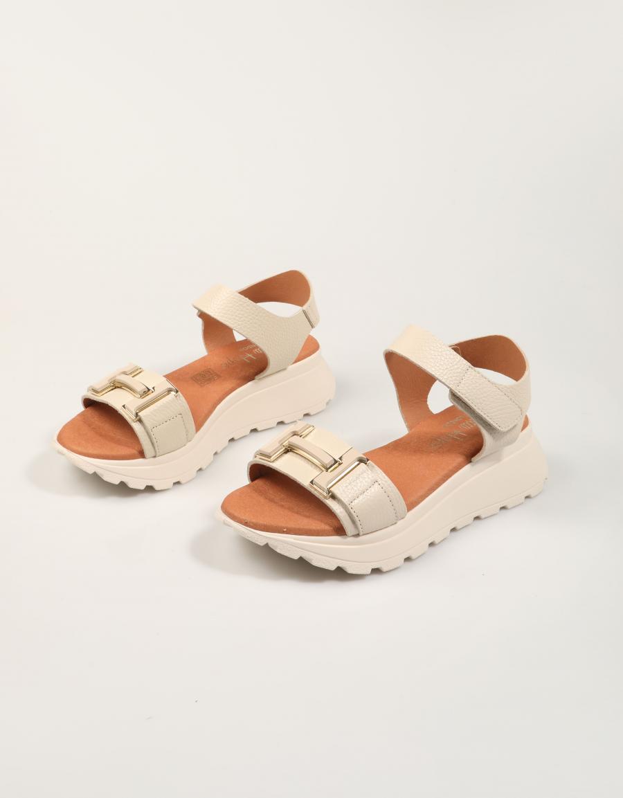 SANDALIAS REBECCA HOPE SANDALIA HIELO en color Hielo