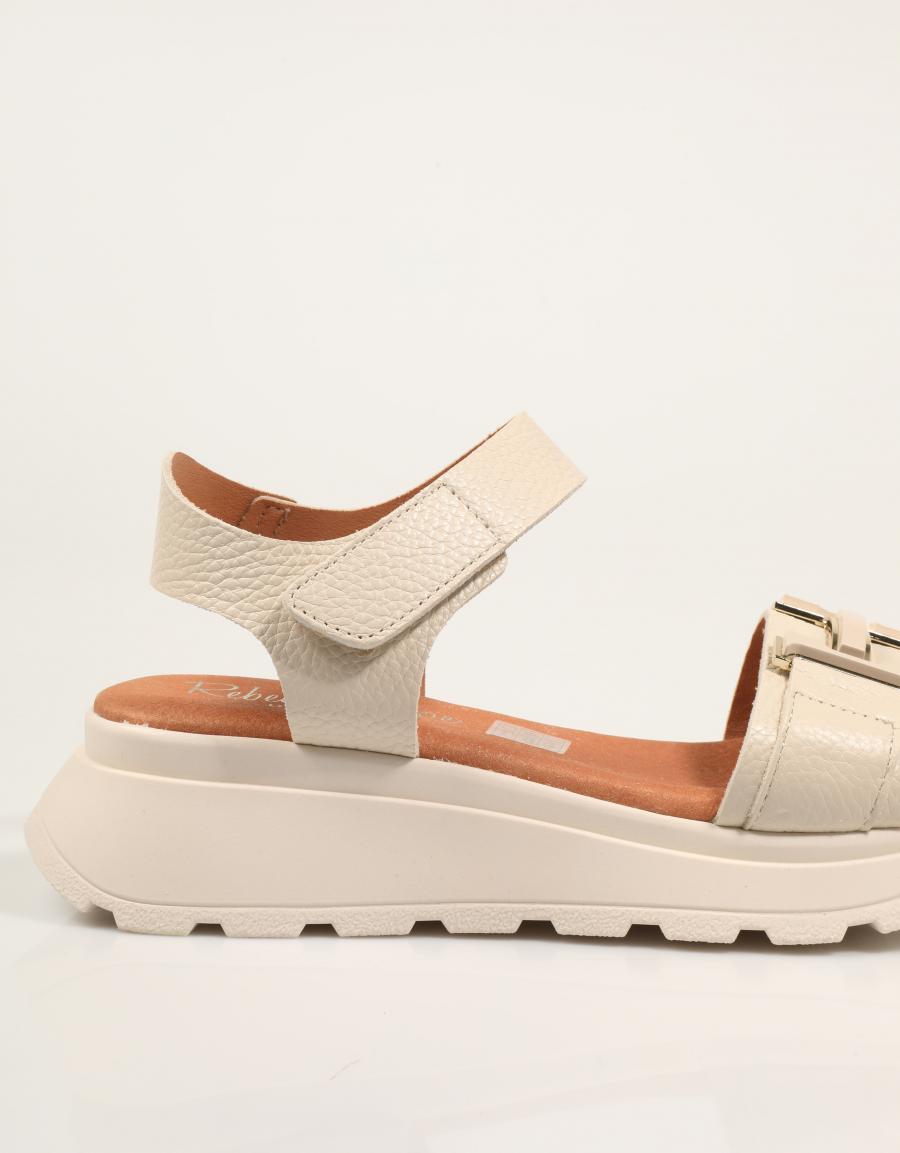 SANDALIAS REBECCA HOPE SANDALIA HIELO en color Hielo