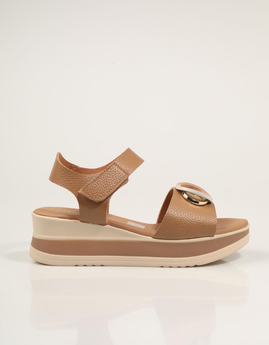 SANDALIAS REBECCA HOPE SANDALIA TAUPE en color Taupe