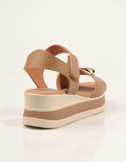 SANDALIAS REBECCA HOPE SANDALIA TAUPE en color Taupe