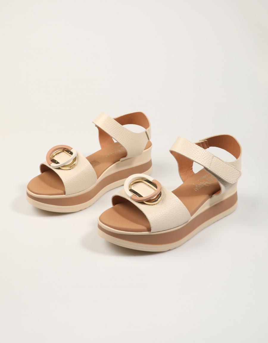 SANDALIAS REBECCA HOPE SANDALIA HIELO en color Hielo