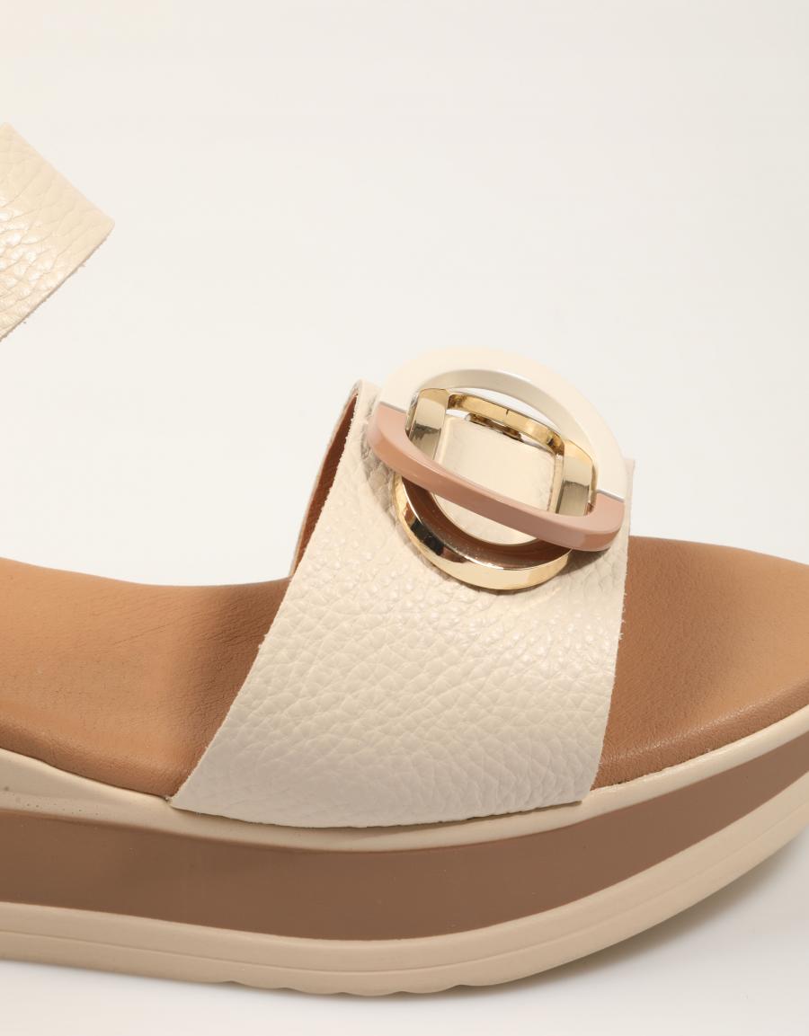 SANDALIAS REBECCA HOPE SANDALIA HIELO en color Hielo