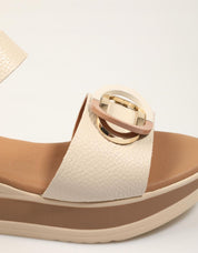 SANDALIAS REBECCA HOPE SANDALIA HIELO en color Hielo