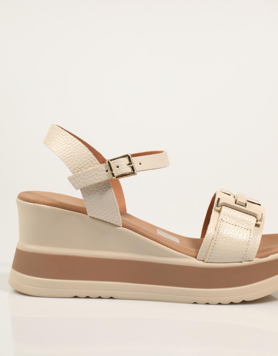 SANDALIAS REBECCA HOPE SANDALIA HIELO en color Beige