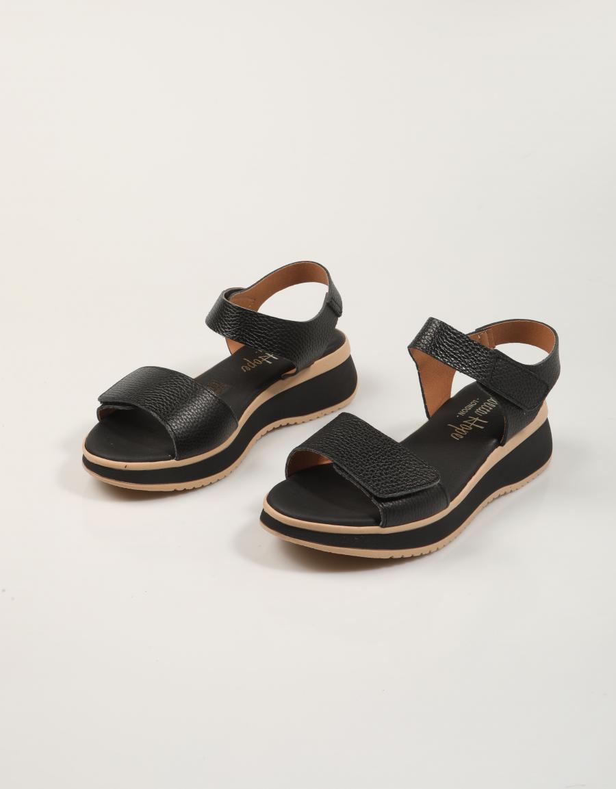 SANDALIAS REBECCA HOPE SANDALIA NEGRO en color Negro