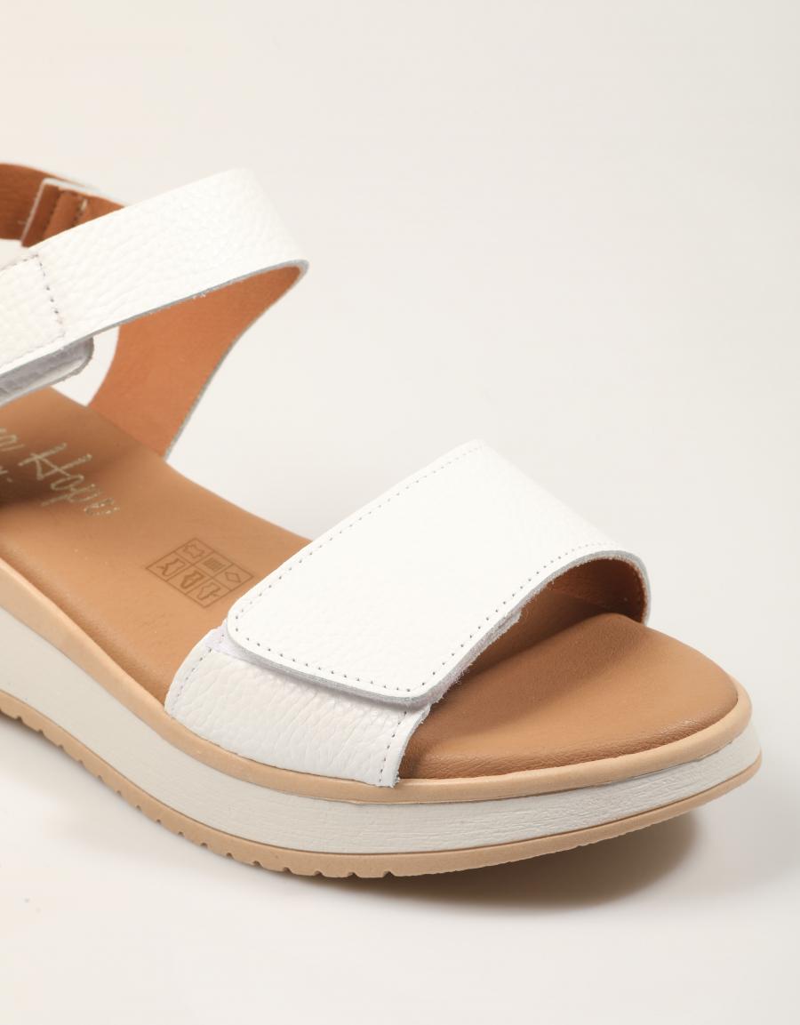 SANDALIAS REBECCA HOPE SANDALIA BLANCO en color Blanco