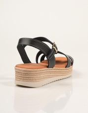 SANDALIAS REBECCA HOPE SANDALIA NEGRO en color Negro