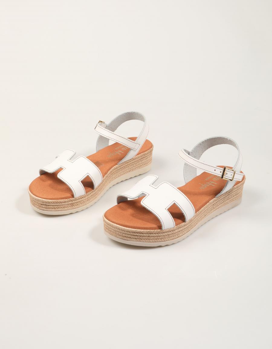 SANDALIAS REBECCA HOPE SANDALIA BLANCO en color Blanco