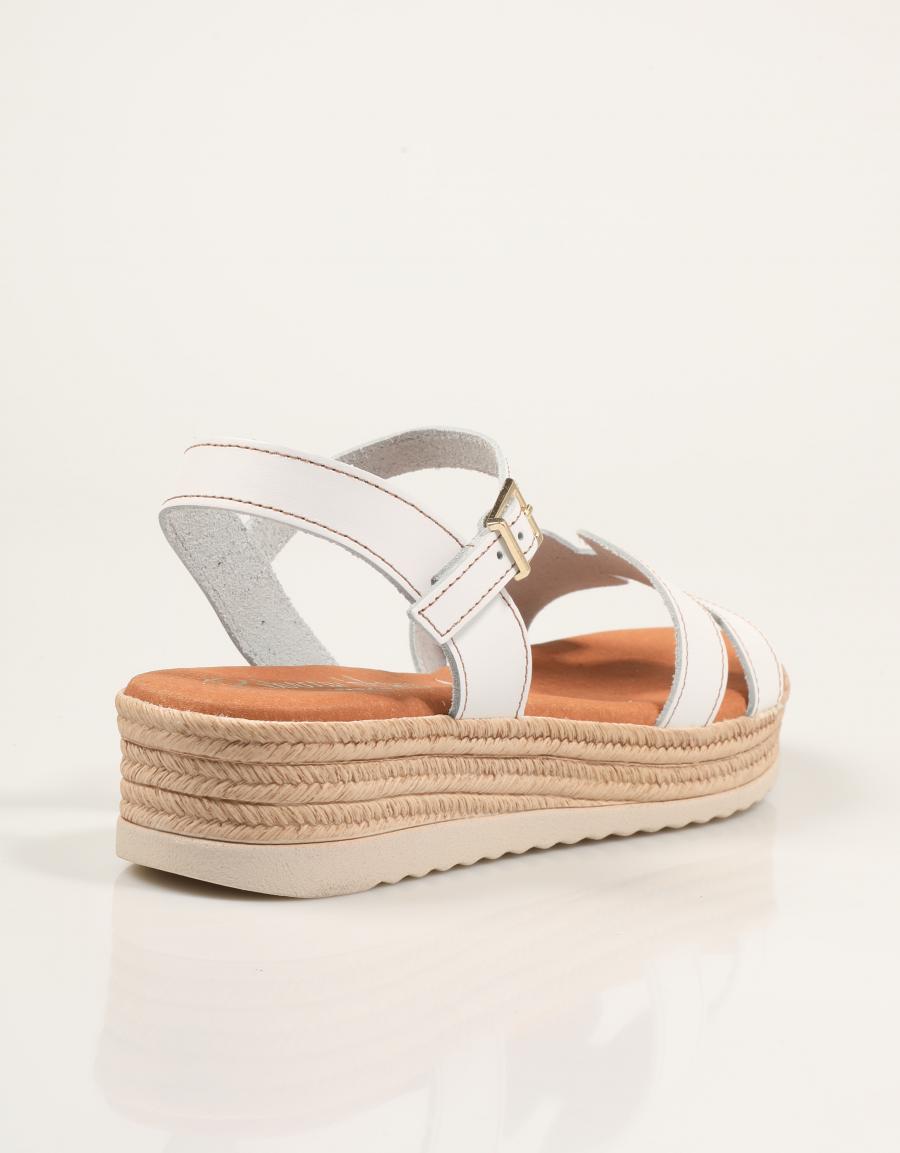 SANDALIAS REBECCA HOPE SANDALIA BLANCO en color Blanco