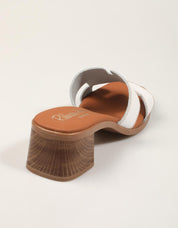 SANDALIAS REBECCA HOPE PALA BLANCO en color Blanco