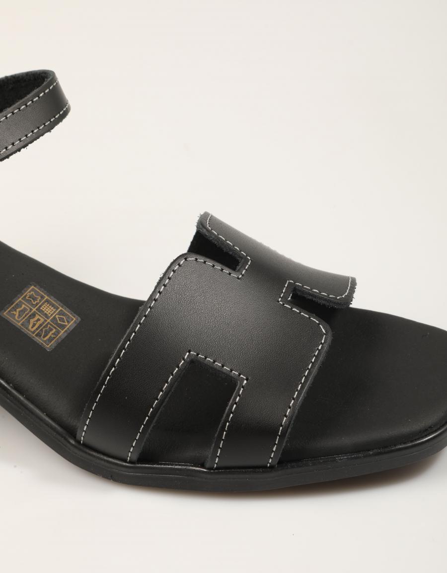 SANDALIAS REBECCA HOPE SANDALIA NEGRO en color Negro