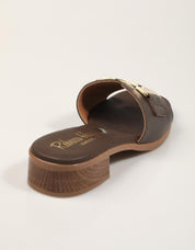 SANDALIAS REBECCA HOPE PALA HEBILLA MARRON en color Marron