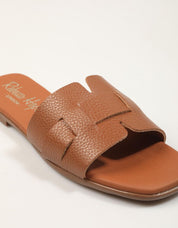 SANDALIAS REBECCA HOPE PALA ROBLE en color Cuero
