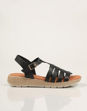 SANDALIAS REBECA HOPE ICA NEGRO en color Negro