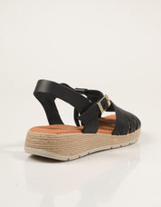 SANDALIAS REBECA HOPE ICA NEGRO en color Negro