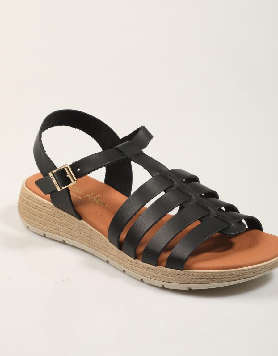 SANDALIAS REBECA HOPE ICA NEGRO en color Negro