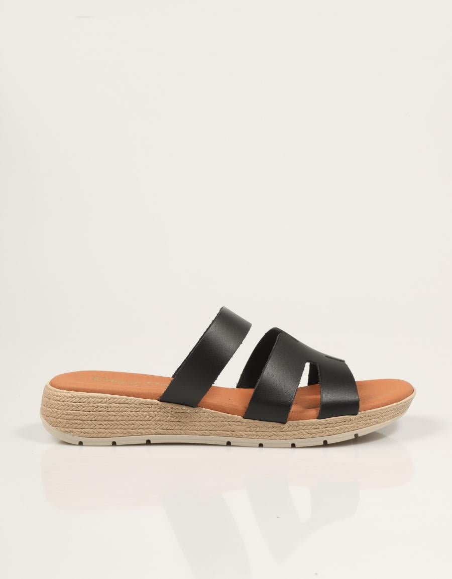 SANDALIAS REBECA HOPE SOLLA NEGRO en color Negro