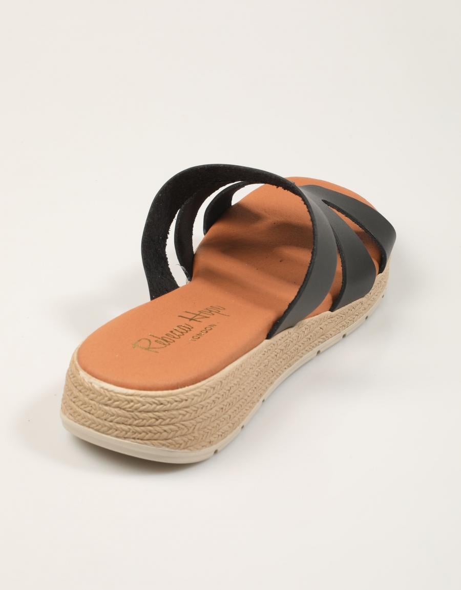 SANDALIAS REBECA HOPE SOLLA NEGRO en color Negro
