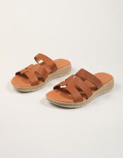 SANDALIAS REBECA HOPE SOLLA CUERO en color Cuero