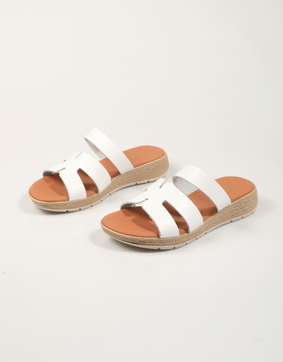 SANDALIAS REBECA HOPE SOLLA BLANCO en color Blanco