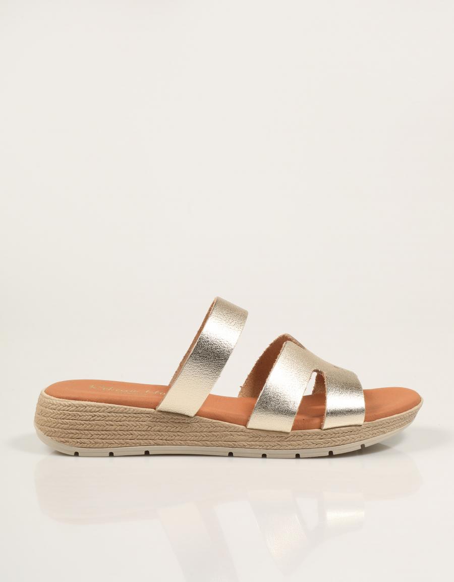 SANDALIAS REBECA HOPE SOLLA CHAMPAN en color Oro