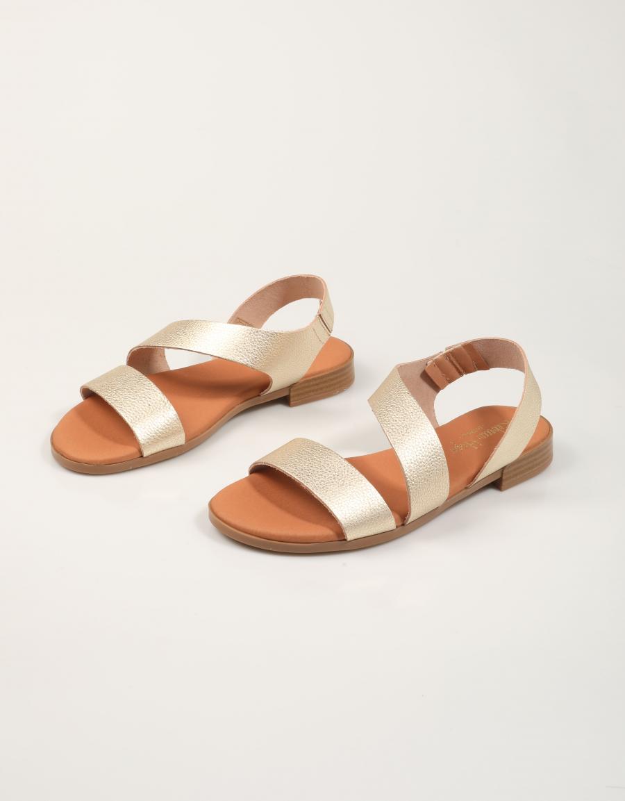 SANDALIAS REBECA HOPE SEINE PLATINO en color Platino