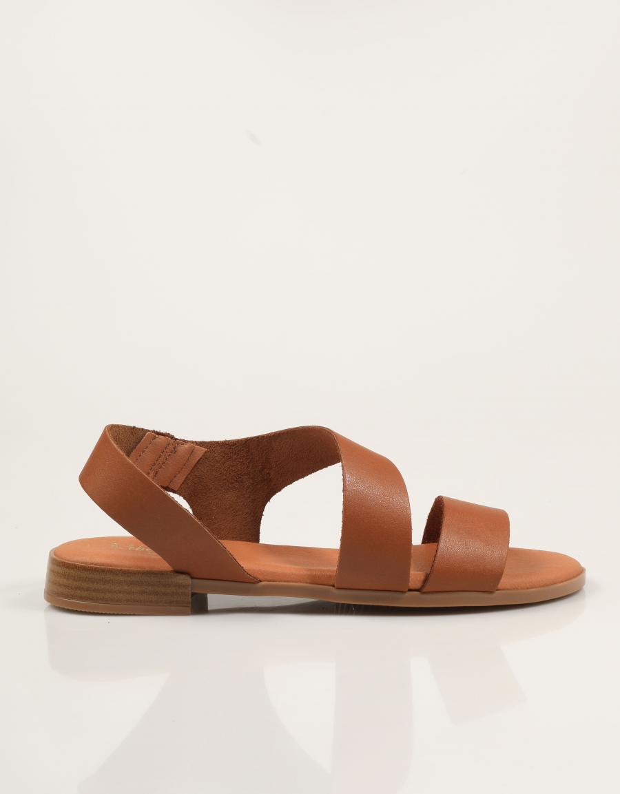 SANDALIAS REBECA HOPE SEINE CUERO en color Cuero