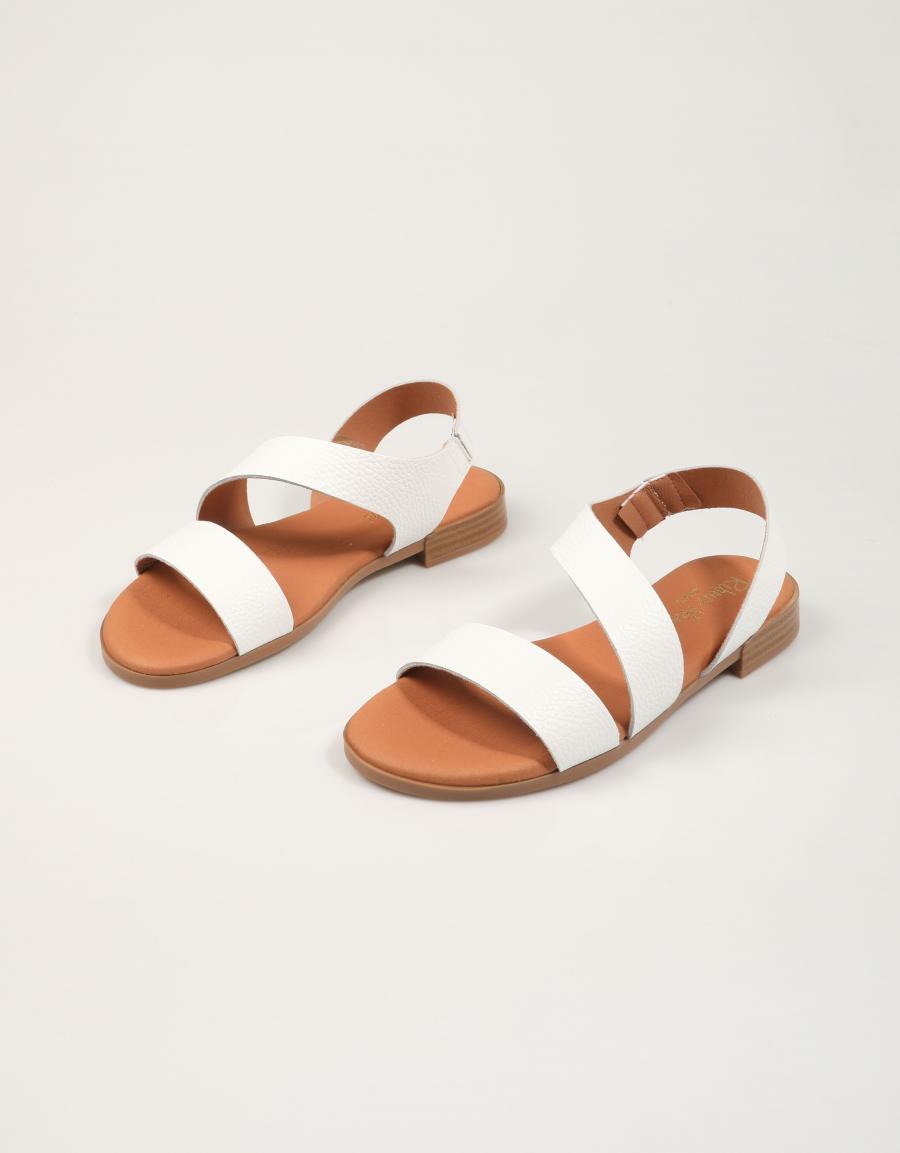 SANDALIAS REBECA HOPE SEINE BLANCO en color Blanco