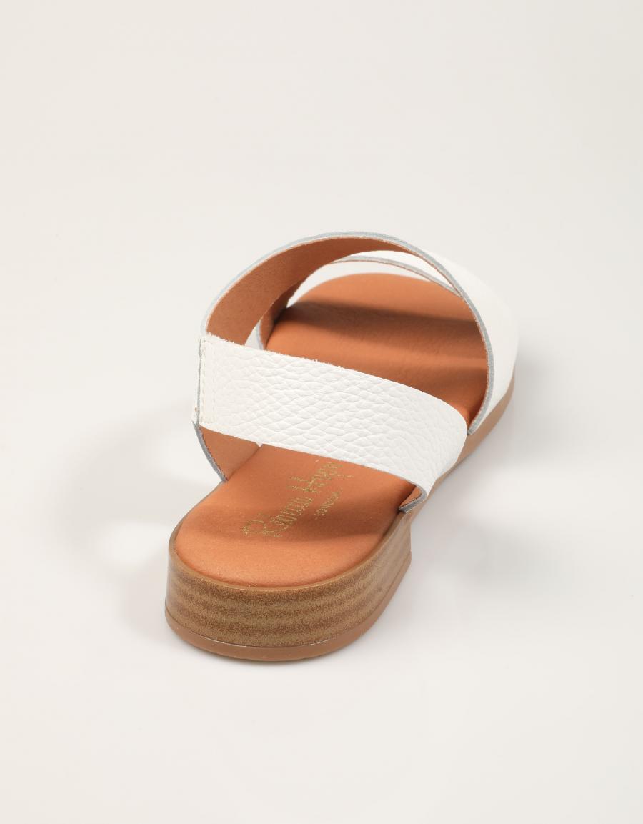 SANDALIAS REBECA HOPE SEINE BLANCO en color Blanco