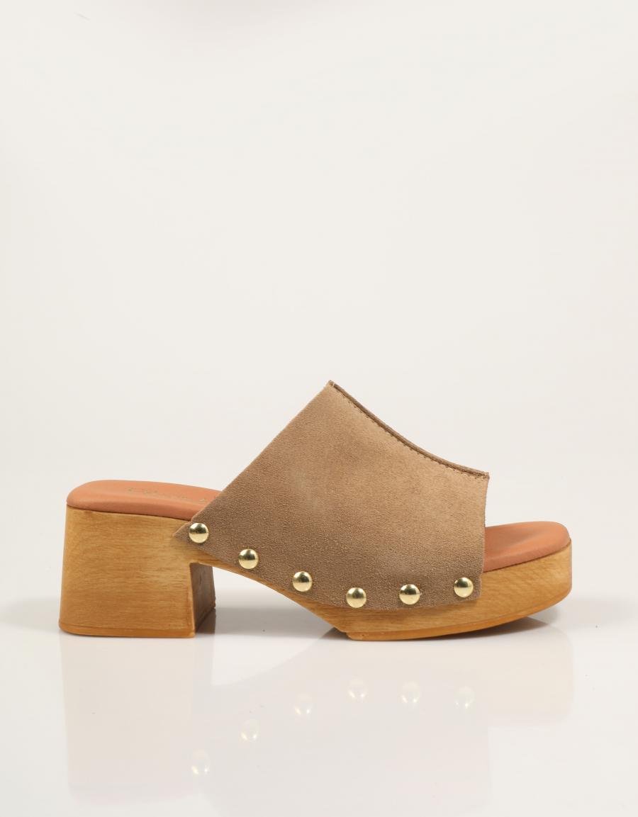 SANDALIAS REBECA HOPE DARIA MUSHROOM en color Taupe