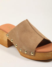 SANDALIAS REBECA HOPE DARIA MUSHROOM en color Taupe