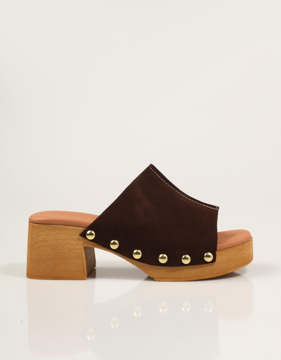 SANDALIAS REBECA HOPE DARIA MARRON en color Marron